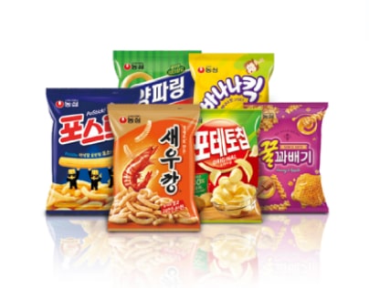 nongshim products : snack