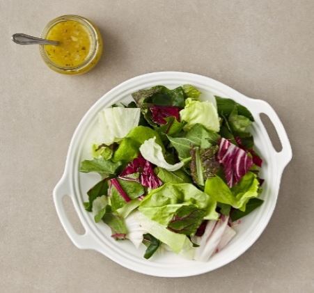 butterhead lettuce and salad mix